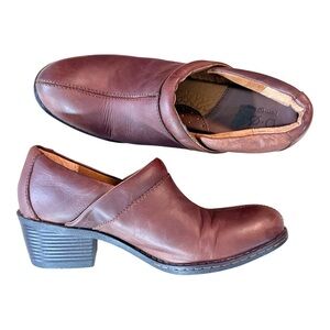 Born Concept BOC brown leather shoes/booties Women's size 9 | no box